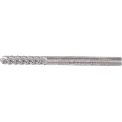 3x14mm CYLINDRICAL BALL NOSE CARBIDE BURR CUT-9