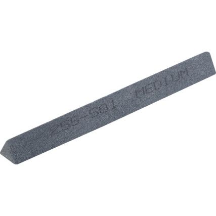 100x10mm Three Square Abrasive Sharpening Stone - Silicon Carbide - Medium