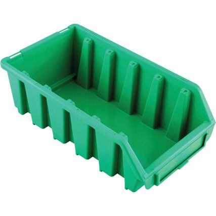 Cutii de depozitare din plastic, verde, 116x212x75mm