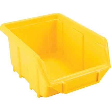 SEN1 PLASTIC STORAGE BIN YELLOW