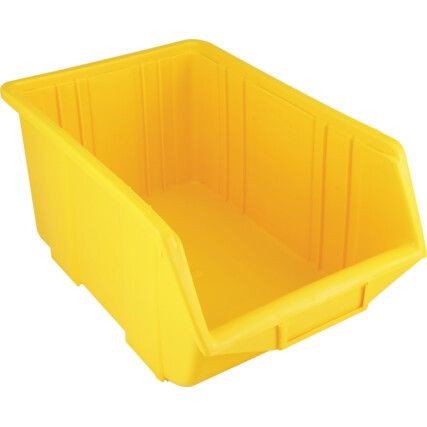 SEN3A PLASTIC STORAGE BIN YELLOW