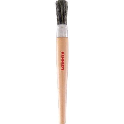 Round Sash Brush, Natural Bristle, No.10