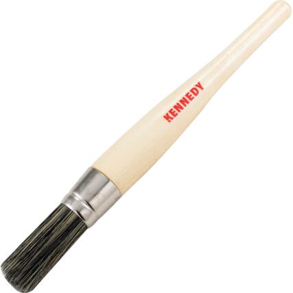 Round Sash Brush, Natural Bristle, No.12