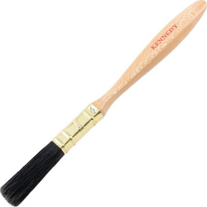 Flat Paint Brush, Natural Bristle, 1/2in.