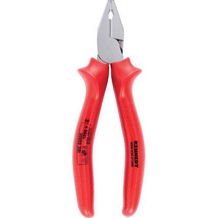 COMBINATION PLIERS COMFORT GRIP INSULATED POWER 1000V 180mm