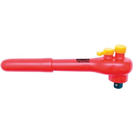 INSULATED REVERSIBLE RATCHET 1/2" SQ/DR