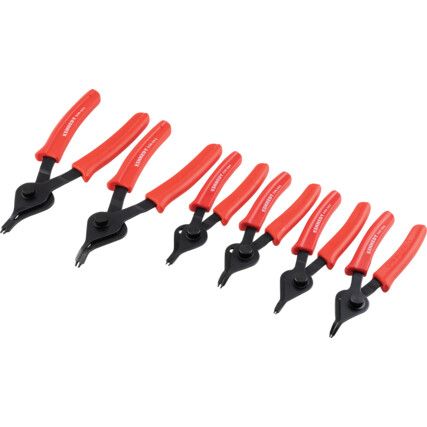 10-48mm REVERSIBLE CIRCLIP PLIER SET (6-PCE)