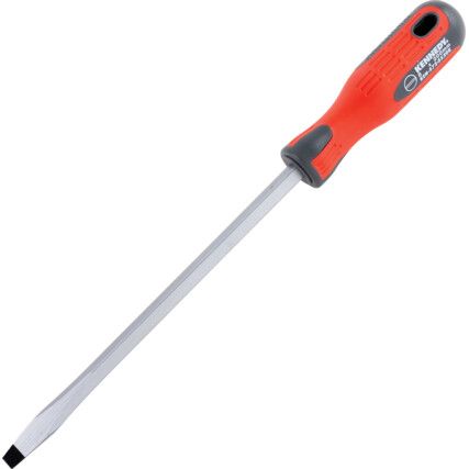 Pro-Torq Flat Head Screwdriver, 8.0mm Flared Tip, 200mm Blade