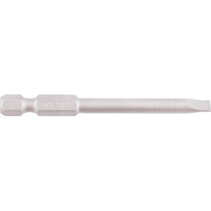 5.0mm x 70mm FLAT POWER BIT 1/4" HEX