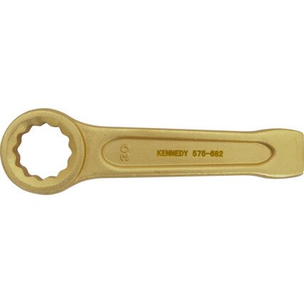 Cheie fixă pentru lovituri, un capăt, non-generatoare de scântei, deschisă, 24mm, metric