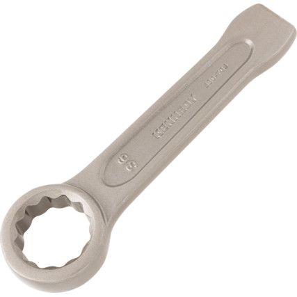 Metric Ring Slogging Spanner, Chrome Satin Hardened Steel, 36mm