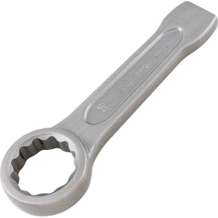 Metric Ring Slogging Spanner, Chrome Satin Hardened Steel, 46mm