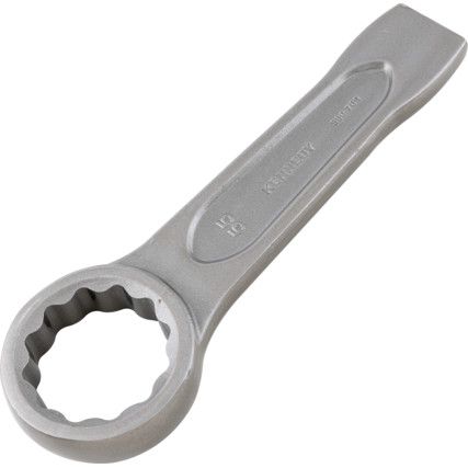 Metric Ring Slogging Spanner, Chrome Satin Hardened Steel, 55mm