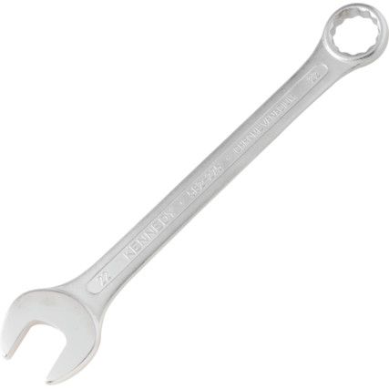 Metric Combination Spanner, Chrome Vanadium Steel, 22mm