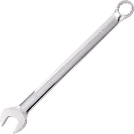 Metric Combination Spanner, Chrome Vanadium Steel, 19mm