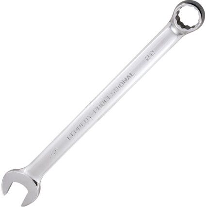 Metric Combination Spanner, Chrome Vanadium Steel, 22mm