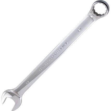 Metric Combination Spanner, Chrome Vanadium Steel, 27mm