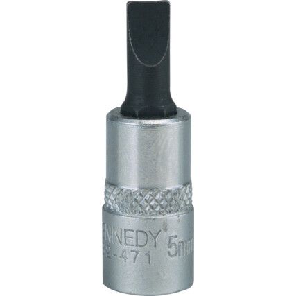 5.5mm SLOTTED SCREWDRIVERSOCKET BIT 1/4" SQ DR