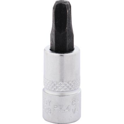 No.4 PHILLIPS SCREWDRIVERSOCKET BIT 1/4" SQ DR