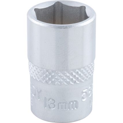 13mm SINGLE HEX SOCKET 3/8" SQ DR