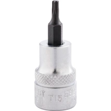 T15 TORX SOCKET BIT 3/8"SQ DR