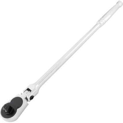 1/2" SQ. DR. FLEX HEAD RATCHET - STEEL HANDLE