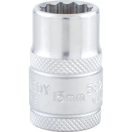 15mm SOCKET 1/2" SQ DR