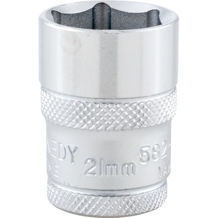 21mm SINGLE HEX SOCKET 1/2" SQ DR