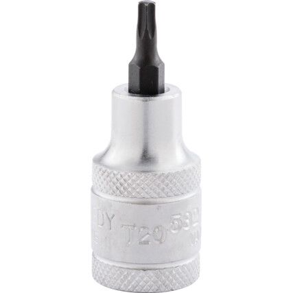 T20 x 55mm TORX SOCKET BIT 1/2" SQ DR