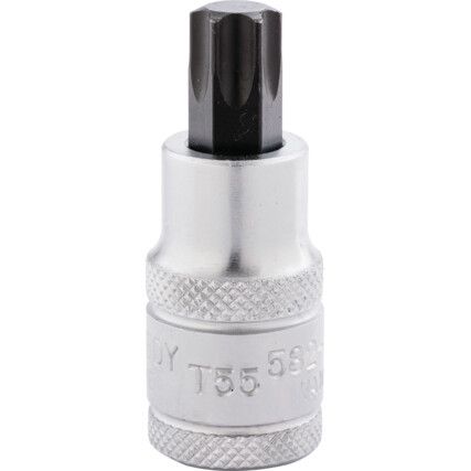 T55 x 55mm TORX SOCKET BIT 1/2" SQ DR