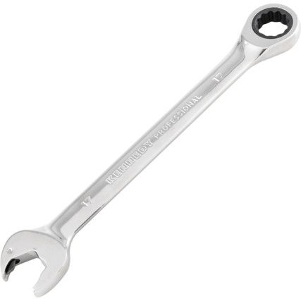 Dublu capăt, cheie combinată cu mecanism de rotație, 17mm, metric