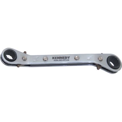 3/8"x7/16" OFFSET RATCHETRING SPANNER