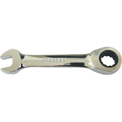 3/8" AF SHORT RATCHET COMBINATION WRENCH