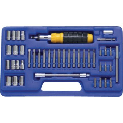 RSD43 1/4" SQ. DR. DRIVER & SOCKET SET