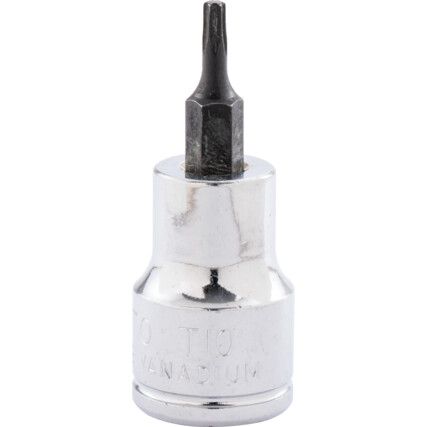 T10 TORX S/DRIVER BIT 3/8" SQ. DRIVE