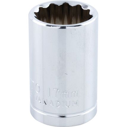 17mm SOCKET 1/2" SQUARE DRIVE