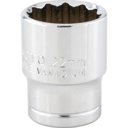 22mm SOCKET 1/2" SQUARE DRIVE