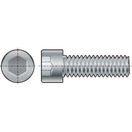 Șurub cu cap hexagonal M10 x 60 mm, Cu filet complet, GR-12.9, Pachet de 50