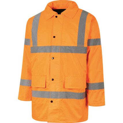 Jachetă Hi-Vis Impermeabilă, 3XL, Portocalie, Poliester, EN20471