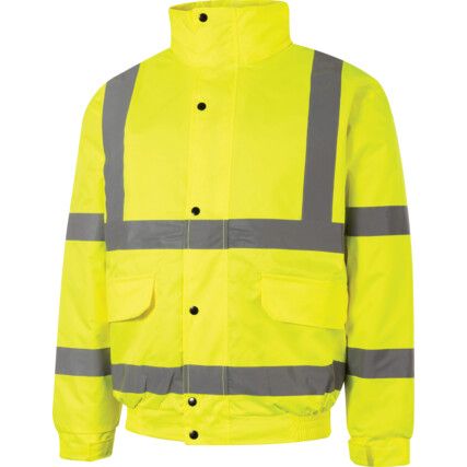 Jachetă Bomber Hi-Vis Rip-Stop, XL, Galbenă, Poliester, EN20471